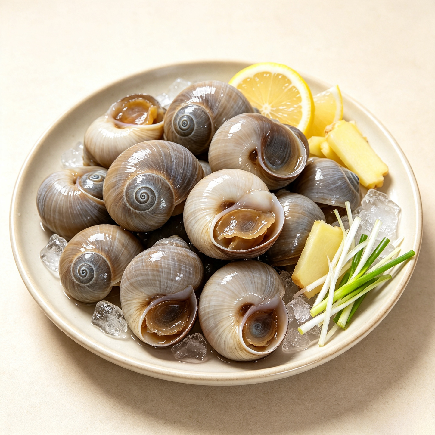 Fresh Cat's Eye Sea Snail
