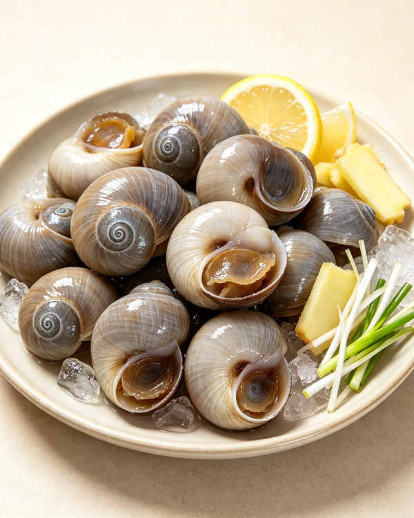 Fresh Cat's Eye Sea Snail