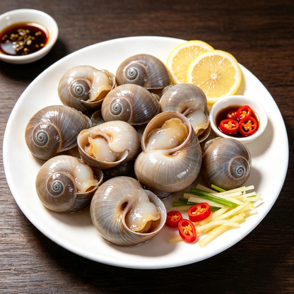 Fresh Cat's Eye Sea Snail