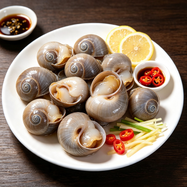 Fresh Cat's Eye Sea Snail