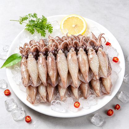 Frozen Stuffed Baby Squid