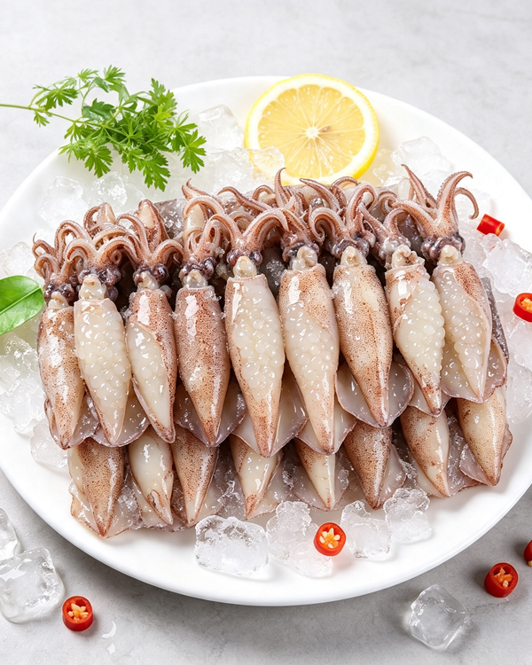 Frozen Stuffed Baby Squid